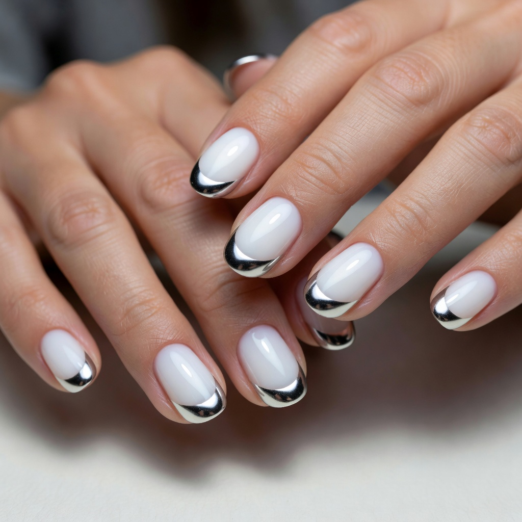 Glazed Chrome French Is Everywhere